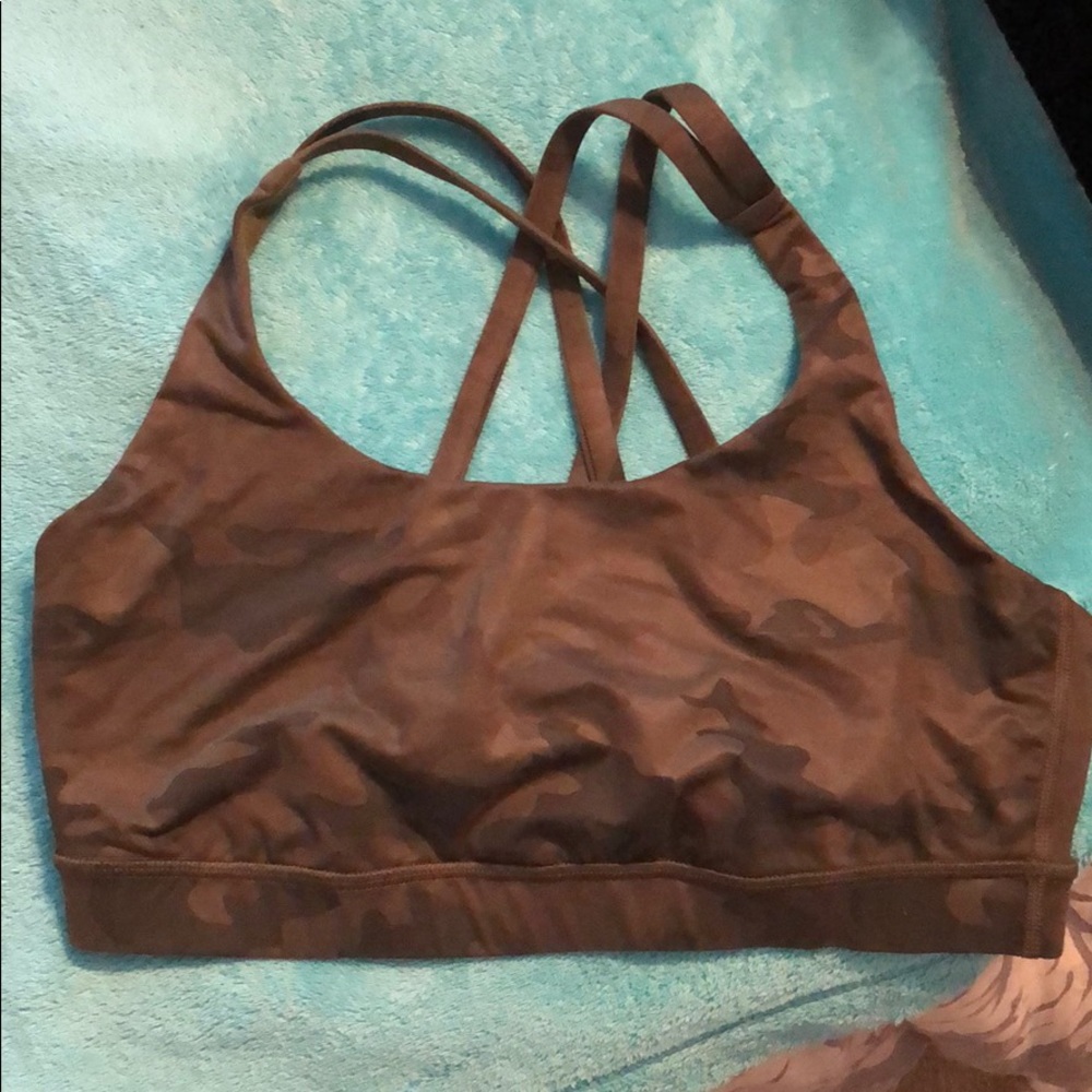 Lululemon energy bra in camo